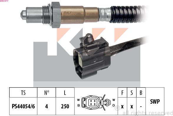 KW 498 077 - Sonde lambda cwaw.fr