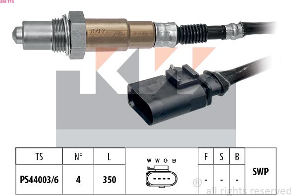 KW 498 176 - Sonde lambda cwaw.fr