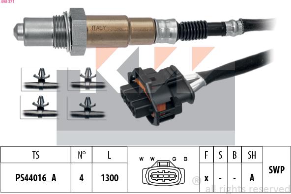 KW 498 371 - Sonde lambda cwaw.fr