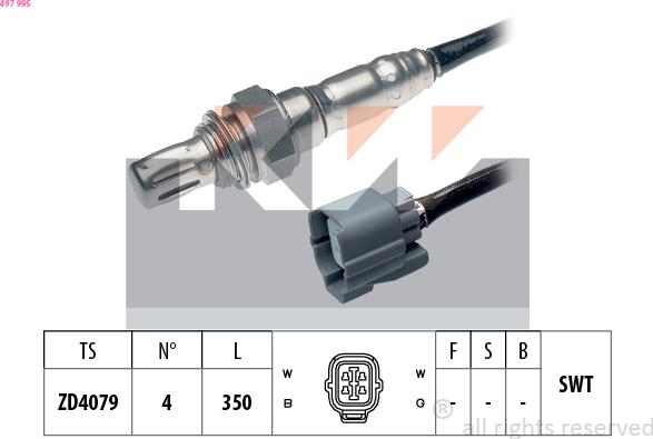 KW 497 995 - Sonde lambda cwaw.fr