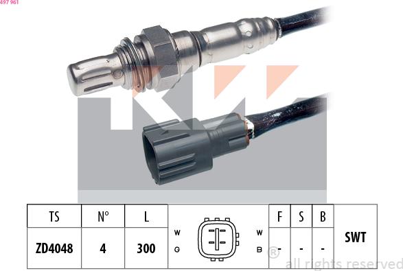 KW 497 961 - Sonde lambda cwaw.fr