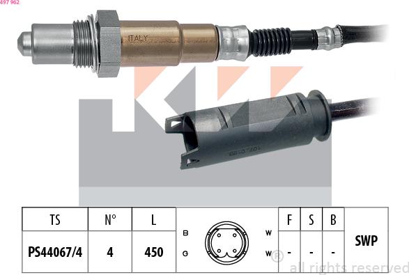 KW 497 962 - Sonde lambda cwaw.fr