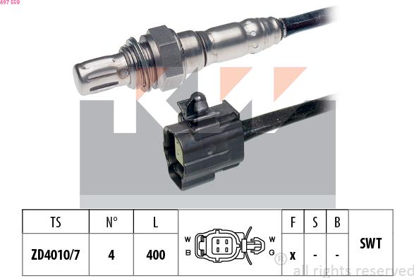 KW 497 559 - Sonde lambda cwaw.fr