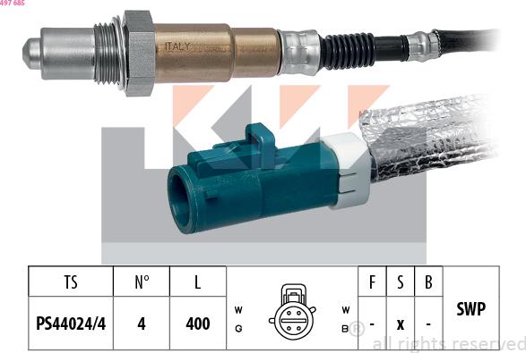 KW 497 685 - Sonde lambda cwaw.fr