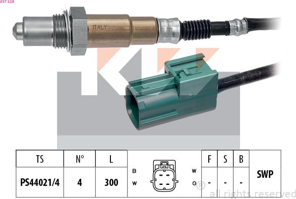 KW 497 628 - Sonde lambda cwaw.fr