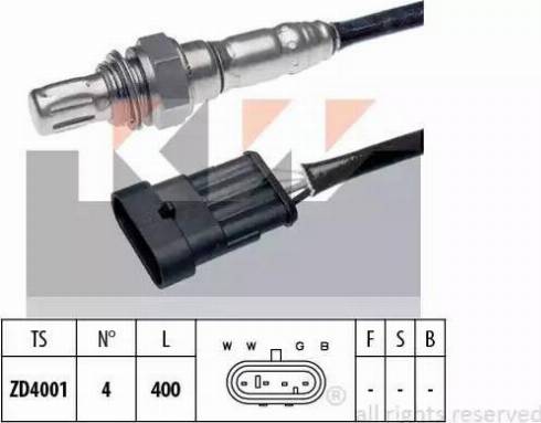 KW 497 670 - Sonde lambda cwaw.fr