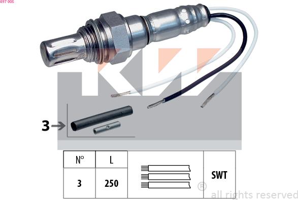 KW 497 005 - Sonde lambda cwaw.fr