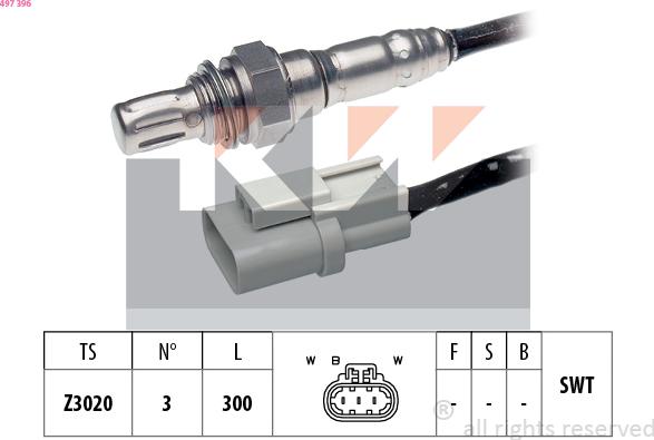 KW 497 396 - Sonde lambda cwaw.fr