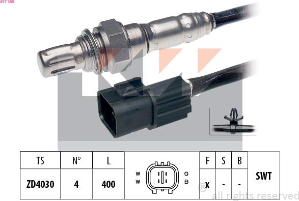 KW 497 389 - Sonde lambda cwaw.fr