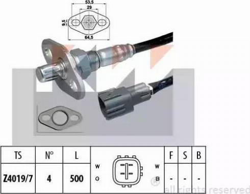 KW 497 380 - Sonde lambda cwaw.fr