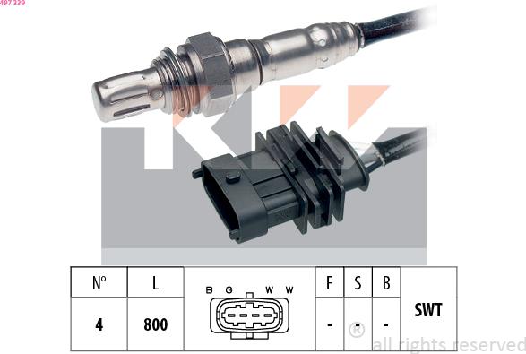 KW 497 339 - Sonde lambda cwaw.fr