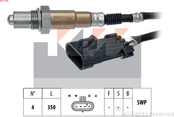 KW 497 336 - Sonde lambda cwaw.fr