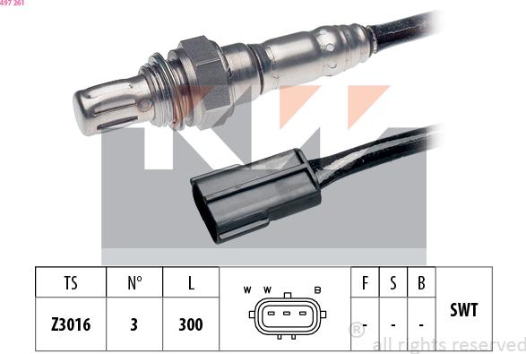 KW 497 261 - Sonde lambda cwaw.fr