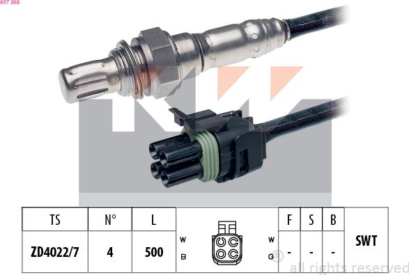 KW 497 268 - Sonde lambda cwaw.fr