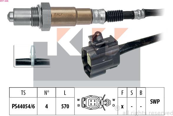 KW 497 226 - Sonde lambda cwaw.fr