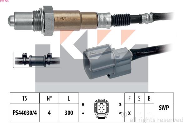 KW 497 725 - Sonde lambda cwaw.fr