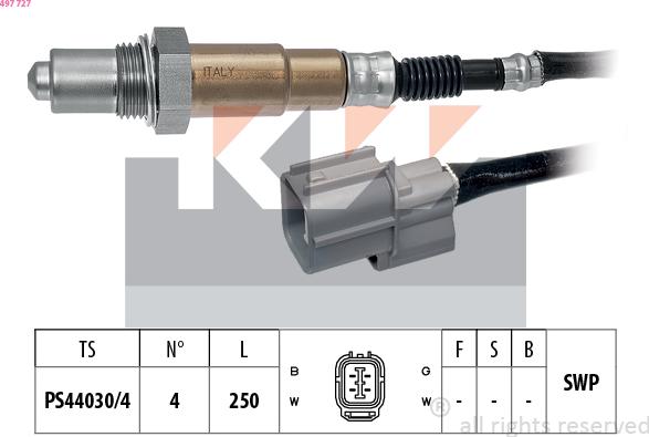 KW 497 727 - Sonde lambda cwaw.fr