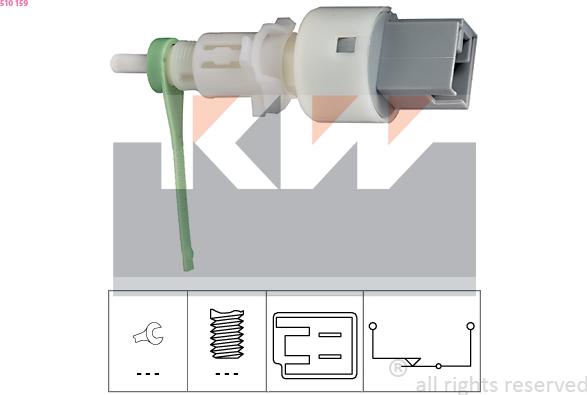 KW 510159 - Commande, embrayage (régulateur de vitesse) cwaw.fr