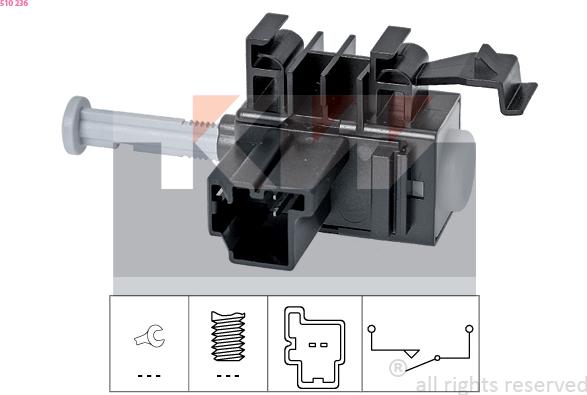 KW 510 236 - Commande, embrayage (régulateur de vitesse) cwaw.fr