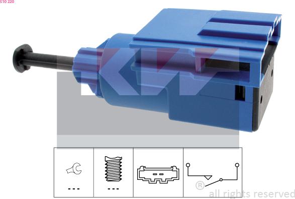 KW 510 220 - Commande, embrayage (régulateur de vitesse) cwaw.fr