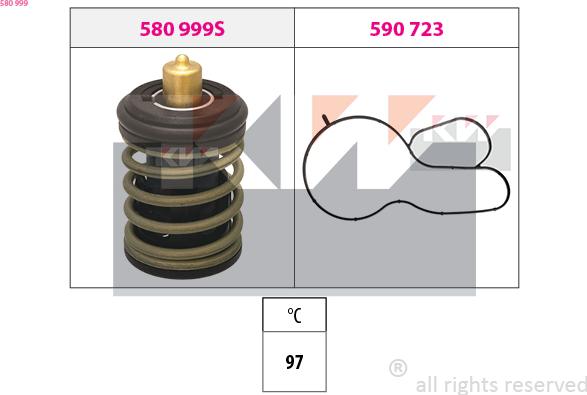 KW 580 999 - Thermostat d'eau cwaw.fr