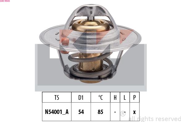 KW 580 994S - Thermostat d'eau cwaw.fr