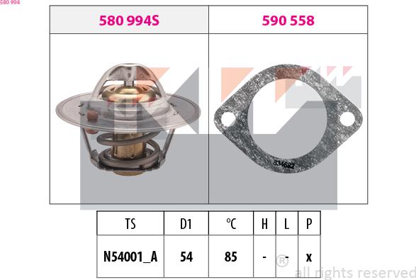 KW 580 994 - Thermostat d'eau cwaw.fr