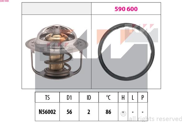 KW 580 949 - Thermostat d'eau cwaw.fr