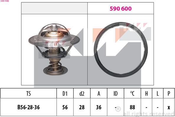 KW 580 948 - Thermostat d'eau cwaw.fr