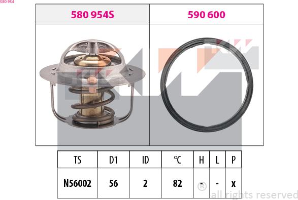 KW 580 954 - Thermostat d'eau cwaw.fr