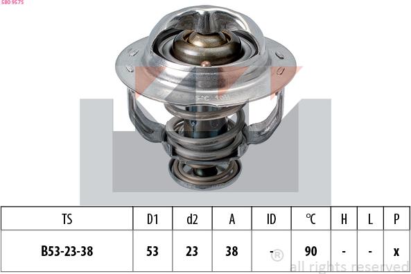 KW 580 957S - Thermostat d'eau cwaw.fr