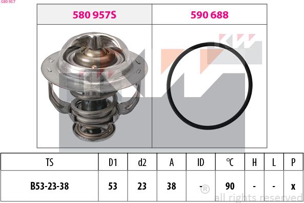 KW 580 957 - Thermostat d'eau cwaw.fr