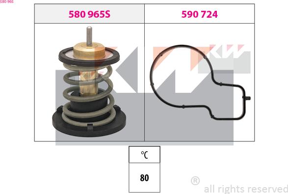 KW 580 965 - Thermostat d'eau cwaw.fr