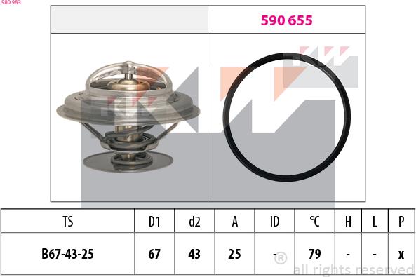 KW 580 983 - Thermostat d'eau cwaw.fr