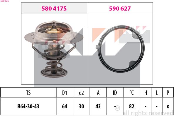 KW 580 926 - Thermostat d'eau cwaw.fr