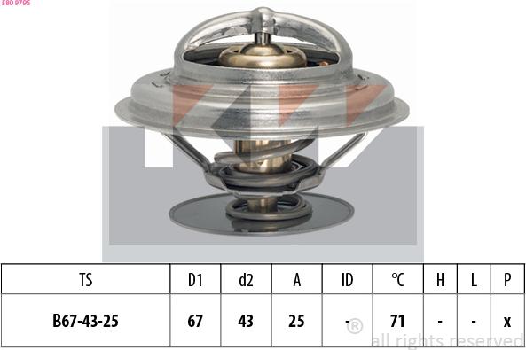 KW 580 979S - Thermostat d'eau cwaw.fr