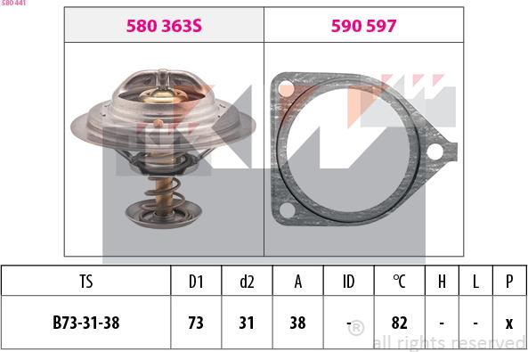 KW 580 441 - Thermostat d'eau cwaw.fr