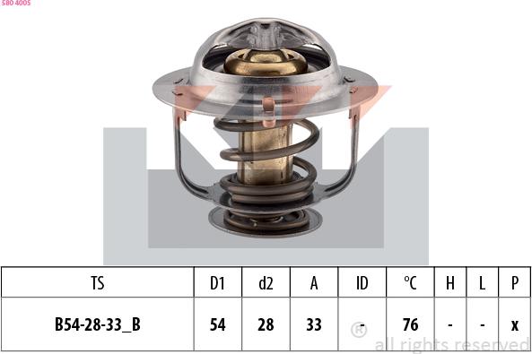 KW 580 400S - Thermostat d'eau cwaw.fr