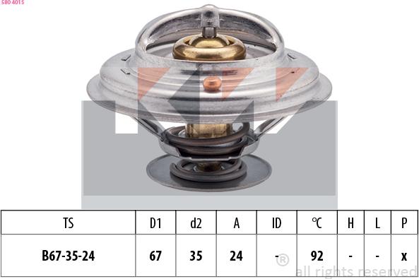 KW 580 401S - Thermostat d'eau cwaw.fr