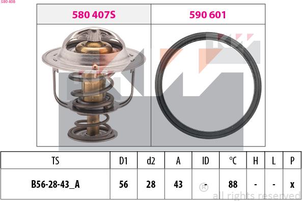 KW 580 408 - Thermostat d'eau cwaw.fr