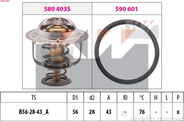 KW 580 403 - Thermostat d'eau cwaw.fr