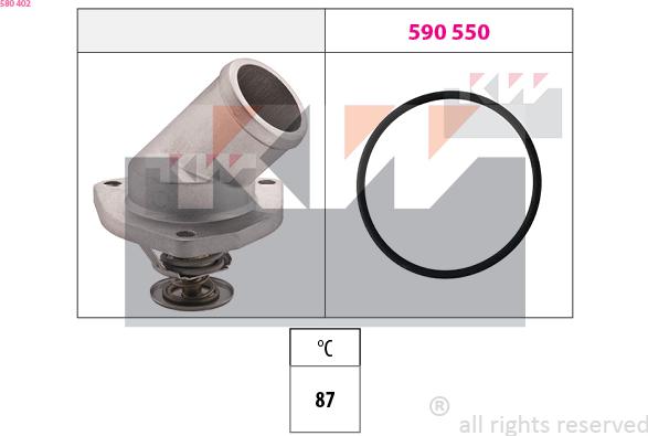 KW 580 402 - Thermostat d'eau cwaw.fr