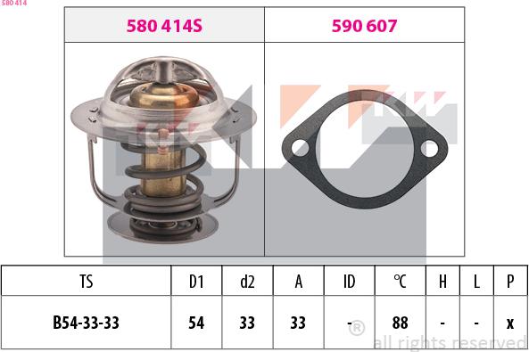 KW 580 414 - Thermostat d'eau cwaw.fr