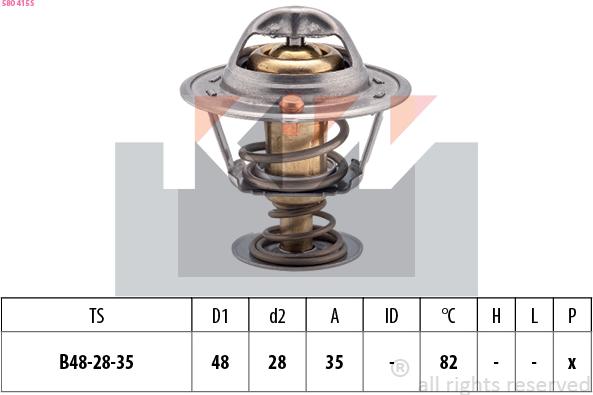 KW 580 415S - Thermostat d'eau cwaw.fr