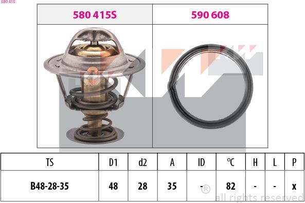 KW 580 415 - Thermostat d'eau cwaw.fr