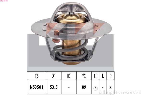 KW 580 416S - Thermostat d'eau cwaw.fr