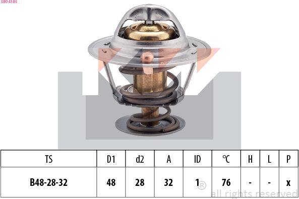 KW 580 418S - Thermostat d'eau cwaw.fr