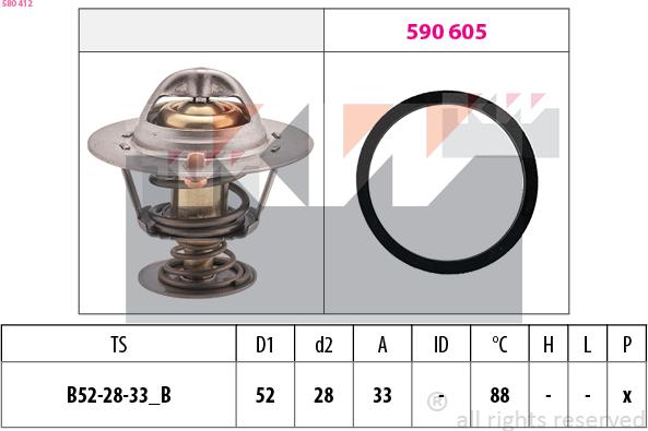 KW 580 412 - Thermostat d'eau cwaw.fr