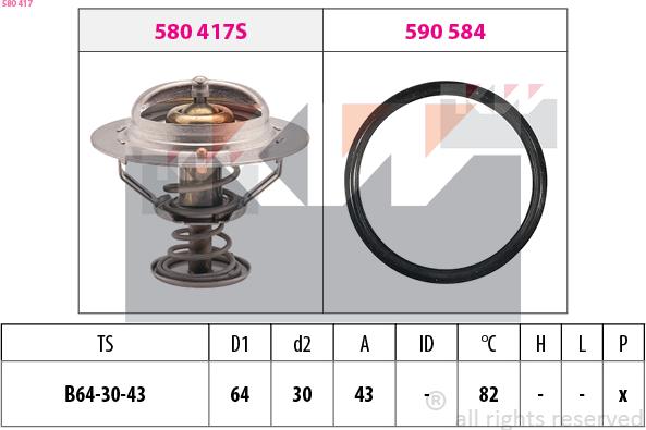 KW 580 417 - Thermostat d'eau cwaw.fr