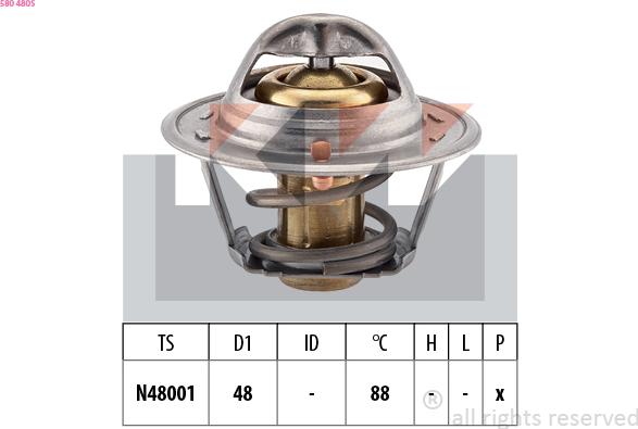 KW 580 480S - Thermostat d'eau cwaw.fr